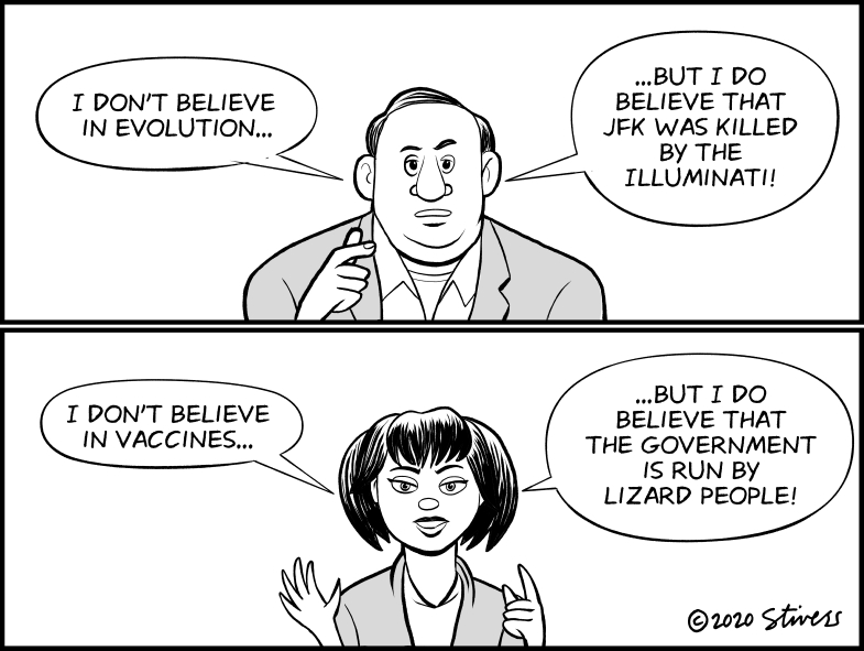 I don’t believe in evolution